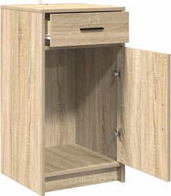 vidaXL Πλαϊνό γραφείο Δρύς Sonoma 40 x 40.5 x 75 εκ Επεξεργασμένο ξύλο