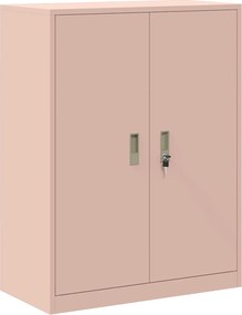vidaXL Ντουλάπι αποθήκευσης Ροζ 80 x 40 x 105 εκ Ατσάλι