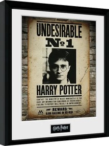 Κορνιζαρισμένη αφίσα Harry Potter - Undesirable No 1