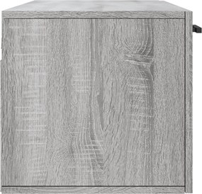 vidaXL Ντουλάπι Τοίχου Γκρι Sonoma 100x36,5x35 εκ. Επεξεργασμένο Ξύλο