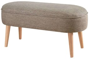 Σκαμπό Lednok 209FLF1196 100x40x47cm Coffee-Natural