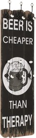 vidaXL Κρεμάστρα Τοίχου με 6 Γάντζους 120 x 40 εκ.