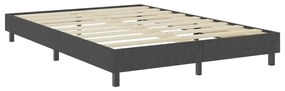 Πλαίσιο Κρεβατιού Boxspring Γκρι 140 x 200 εκ. Υφασμάτινο - Γκρι