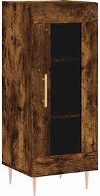 vidaXL Ντουλάπι Καπνιστή δρυς 34,5x34x180 εκ. από Επεξεργασμένο Ξύλο