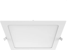 Led panel λευκό τετράγωνο χωνευτό 18W 230V 6500k ψυχρό φως 110° 1300lm