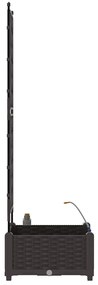 vidaXL Ζαρντινιέρες κήπου Καφέ 40 x 40 x 126 cm Ατσάλι