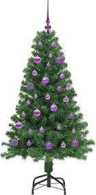vidaXL Τεχνητό Χριστουγεννιάτικο Δέντρο με 150 LED Πράσινο 150 cm