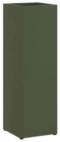 vidaXL Σχέδιο & βάση αποθήκευσης Ελιά 15.5 x 15.5 x 49 εκ Μέταλλο