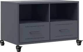vidaXL Έπιπλο Τηλεόρασης Μαύρο 68x39x43,5 εκ. Χάλυβας