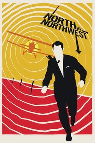 Εικονογράφηση North by Northwest - Alfred Hitchcock