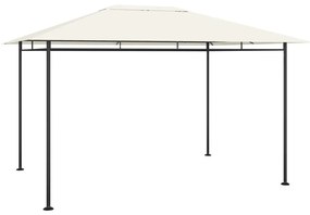 vidaXL Κιόσκι Κρεμ 384x281x270 εκ. 180 γρ./μ²