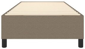 Πλαίσιο Κρεβατιού Boxspring Taupe 80 x 200 εκ. Υφασμάτινο - Μπεζ-Γκρι