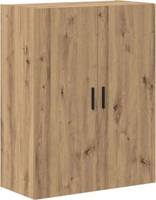 vidaXL Highboard 2 τμχ. Παλιό Ξύλο 69,5 x 34 x 180 εκ.