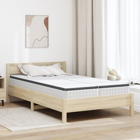 vidaXL Στρώματα 2 pcs Λευκό, Γκρι 60 x 200 cm Πλεκτό ύφασμα