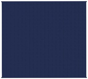 vidaXL Κουβέρτα Βαρύτητας Μπλε 200 x 225 εκ. 9 κ. Υφασμάτινη