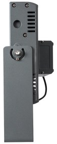 GloboStar FLOOD-ZANA 90560 Προβολέας Wall Washer για Φωτισμό Κτιρίων LED 200W 18000lm 30° DC 24V Αδιάβροχο IP65 Μ70 x Π29 x Υ10cm Θερμό Λευκό 2700K - Γκρι Ανθρακί - 3 Years Warranty - 90560