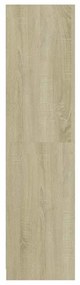 vidaXL Ντουλάπα Χρώμα Sonoma Δρυς 100 x 50 x 200 εκ. από Επεξ. Ξύλο