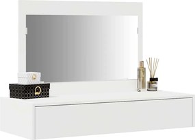 vidaXL Τραπέζι περιποίησης Λευκό 100 x 40 x 70 εκ. Επεξεργασμένο ξύλο