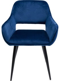 Καρέκλα Με Μπράτσα San Francisco Μπλε 58.5x61x82εκ - Μπλε