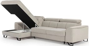 Γωνιακός καναπές Astiria-Ekrou-Mauro-Αριστερή