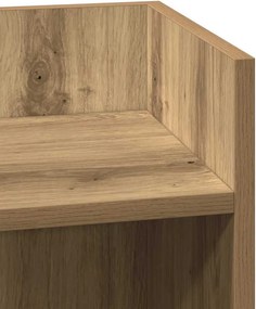 vidaXL Τραπεζάκι με ράφι Αρτισιανή Δρυς 25,5x27x60 εκ.