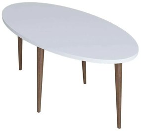 Τραπέζι Σαλονιού Barton 120-000136 90x45x40cm White-Brown