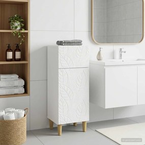vidaXL Ντουλάπι Αποθήκευσης Μπάνιου DELFT Λευκό 30 x 31 x 80 εκ.