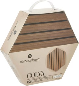 Πάνελ τοίχου 3d Colva Atmosphera - 26x30cm - 3τμχ