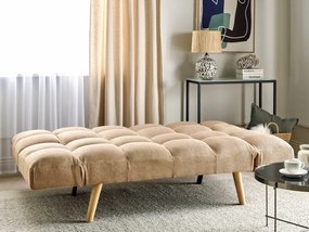 Καναπές κρεβάτι Berwyn 1552, Καφέ, 86x182x79cm, 39 kg, Πόδια: Μέταλλο | Epipla1.gr