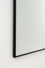 Καθρέφτης Τοίχου Universe Ορθογώνιος Μεταλλικός Μαύρος 80x1,5x170 εκ.
