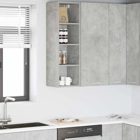 vidaXL Κρεμαστό ντουλάπι Σκυρόδεμα Γκρι 30 x 29,5 x 100 εκ.