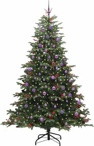 vidaXL Τεχνητό Χριστουγεννιάτικο Δέντρο με 300 LED Πράσινο 240 cm