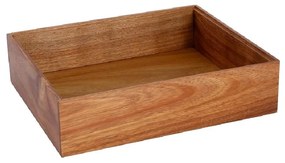 Κουτί Ξύλινο Ακακίας Στοιβαζόμενο ESPIEL 32,5x26,5x8,5εκ. BUK105