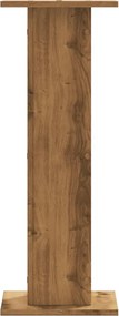 vidaXL Βάσεις Φυτών 2 τεμ. Αρτισιανή Δρυς 30x30x80 εκ. Επεξ. Ξύλο