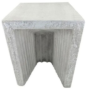Τραπεζάκι Σαλονιού Βοηθητικό Gate 04-1187 34x34x47 Cement