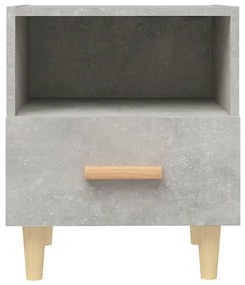 vidaXL Κομοδίνο Γκρι Σκυροδέματος 40 x 35 x 47 εκ.