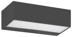 Φωτιστικό Τοίχου-Απλίκα Sifnos 4282900 17x4,6cm Led 530lm 10W Dark Grey Viokef