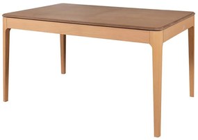 Τραπέζι Επεκτεινόμενο Evone 117FRF1219 120/160x80x75cm Natural Ξύλο