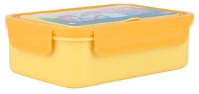 Φαγητοδοχείο Παιδικό 2 Ανοξείδωτων Θέσεων Με Πιρούνι-Κουτάλι-Μαχαίρι 900ml-20x13,2x7εκ. Fortress Dragon Save The Aegean Estia 01-33699