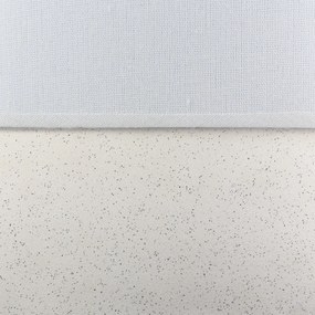 Φωτιστικό Επιτραπέζιο Ορθογώνιο Κεραμικό/Ύφασμα Μπεζ/Λευκό 20x8x30cm