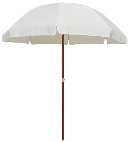 Ομπρέλα Χρώμα Άμμου 240 εκ. με Ατσάλινο Ιστό