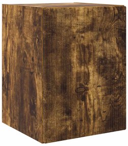 vidaXL Ντουλάπι Τηλεόρασης Τοίχου 2 pcs Καπνιστό Δρύς 30 x 31 x 40 εκ.