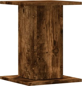 vidaXL Βάσεις Φυτών 2Τεμ. Καπνιστή Δρυς 30x30x40εκ. Επεξεργασμένο Ξύλο