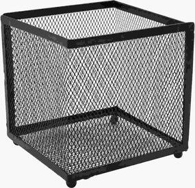 Μεταλλική Μολυβοθήκη με Πλέγμα 13x13x13cm Άσπρο ή Μαύρο