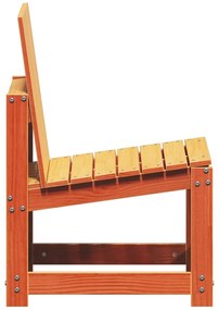 vidaXL Καρέκλα Κήπου Καφέ Κεριού 50,5x55x77 εκ. Καφέ Μασίφ Ξύλο Πεύκου