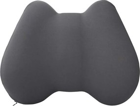 vidaXL Μαξιλάρι πλάτης Γκρι Αφρός Μνήμης 40 x 32 x 14 εκ