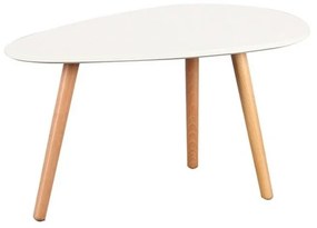 Τραπεζάκι Σαλονιού Tamy Small 09.0073 75Χ43Χ40cm Natural-White Mdf,Ξύλο