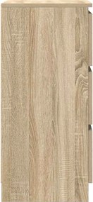 vidaXL Ραφιέρα Sonoma Δρυς 37,5x35x76 εκ. από Επεξεργ. Ξύλο