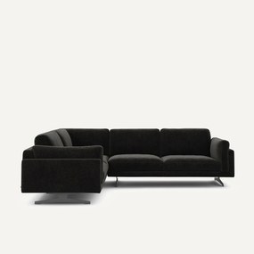 Γωνιακός καναπές από βελούδο chenille, César