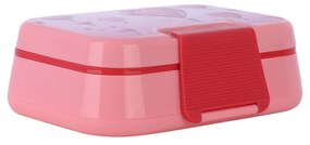 Φαγητοδοχείο Παιδικό 2 Επιπέδων Πλαστικό Με Πιρούνι & Κουτάλι 1030ml-21,5x15,5x7εκ. Love Ascend Save The Aegean Estia 01-33576